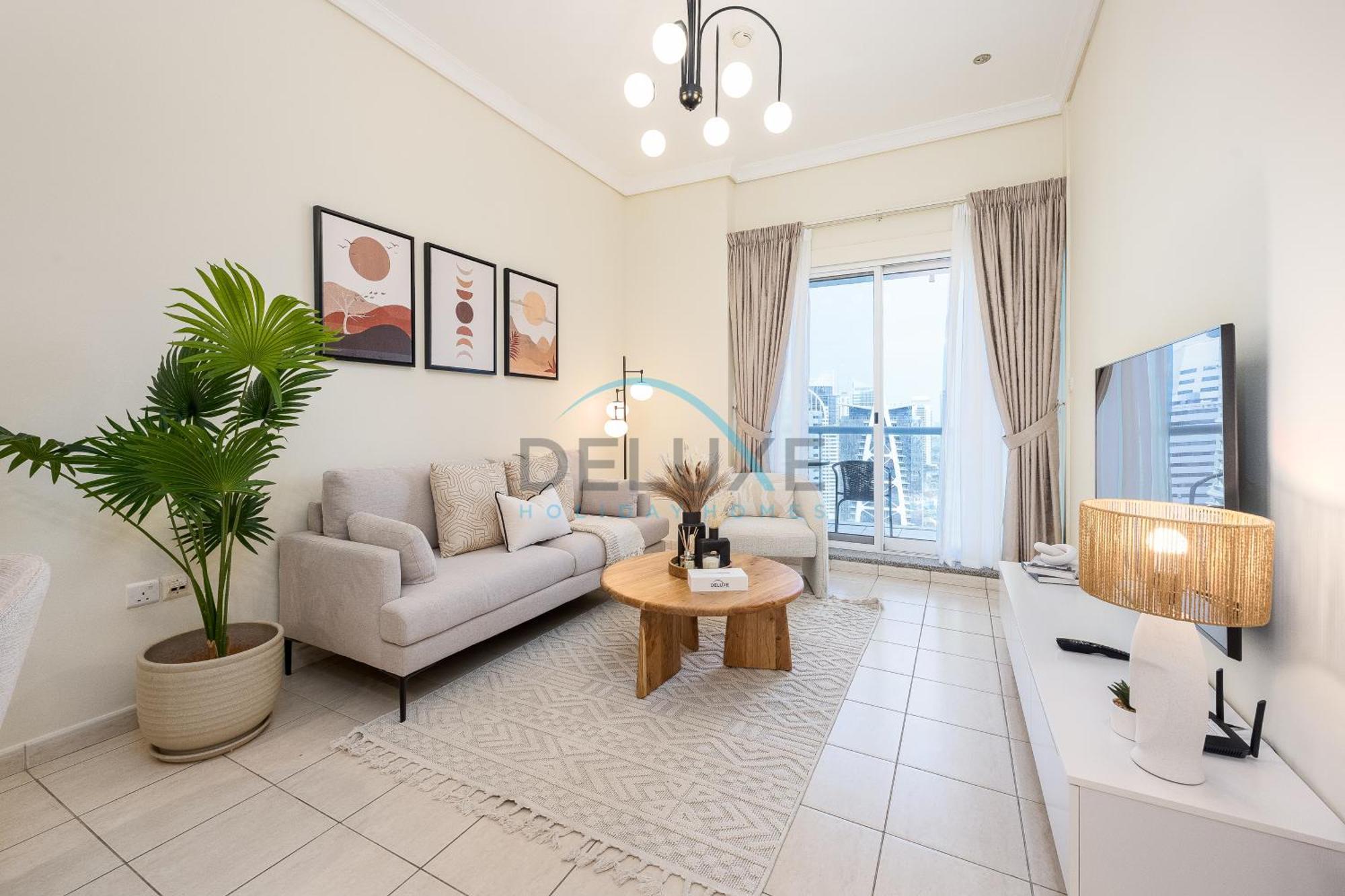 Bright 1br With Views, Jumeirah Towers By Deluxe Holidya Homes Apartment *